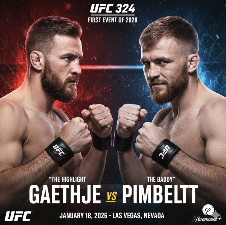 UFC 324 포스터나 경기 화면 캡처