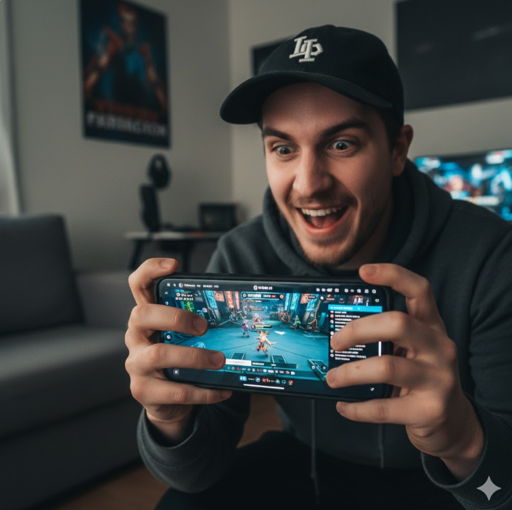 모바일로 e스포츠 중계 보는 사람