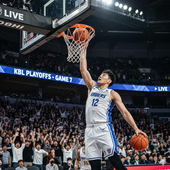 KBL 플레이오프 덩크 장면 KBL 플레이오프 덩크 장면
