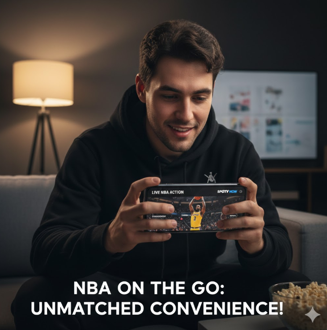 모바일로 NBA 중계 보는 사람