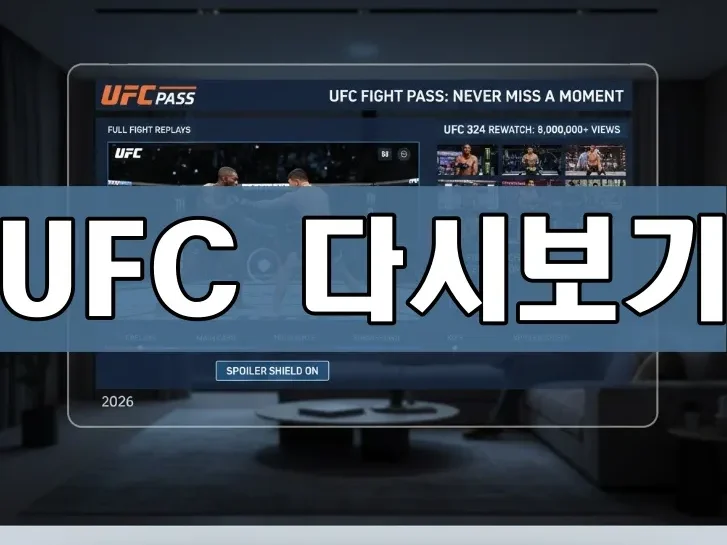 UFC 다시보기