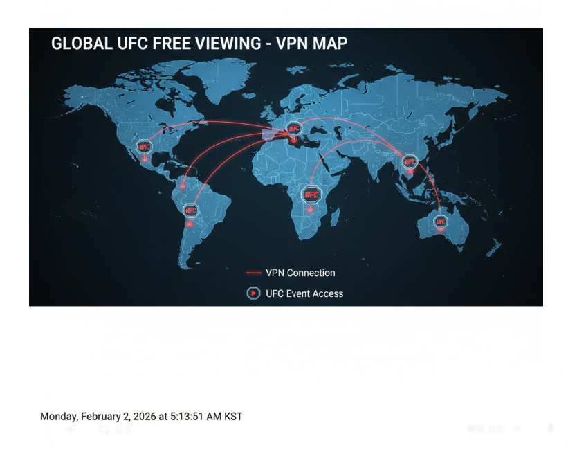 글로벌 접근: VPN 맵 이미지는 전 세계 어디서든 공식 중계에 접속할 수 있는 기술적 경로를 인포그래픽 형태로 보여줍니다. 글로벌 접근: VPN 맵 이미지는 전 세계 어디서든 공식 중계에 접속할 수 있는 기술적 경로를 인포그래픽 형태로 보여줍니다.