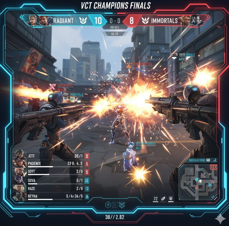 VCT 챔피언스 생중계 하이라이트 이미지 VCT 챔피언스 생중계 하이라이트 이미지