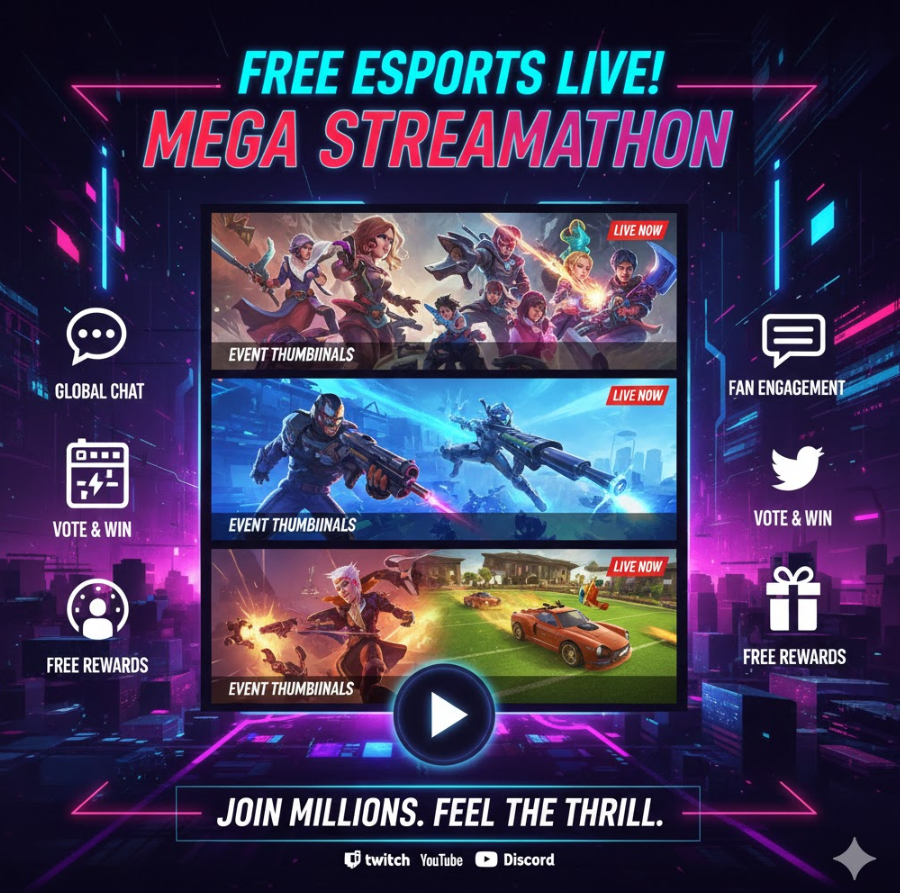 무료 e스포츠 중계 마케팅 포스터 스타일 이미지 무료 e스포츠 중계 마케팅 포스터 스타일 이미지