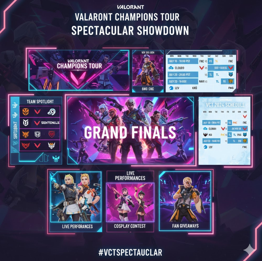 발로란트 중계 마케팅 포스터 스타일 이미지