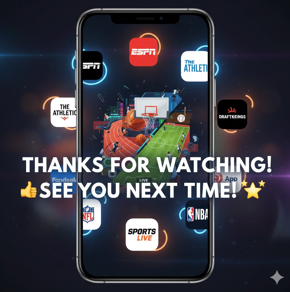 이 앱들은 단순한 TV의 대체재를 넘어, 언제 어디서든 손안에서 경기 현장의 열기와 전문적인 통계를 동시에 경험할 수 있는 **'디지털 경기장'**의 역할을 수행하고 있습니다.