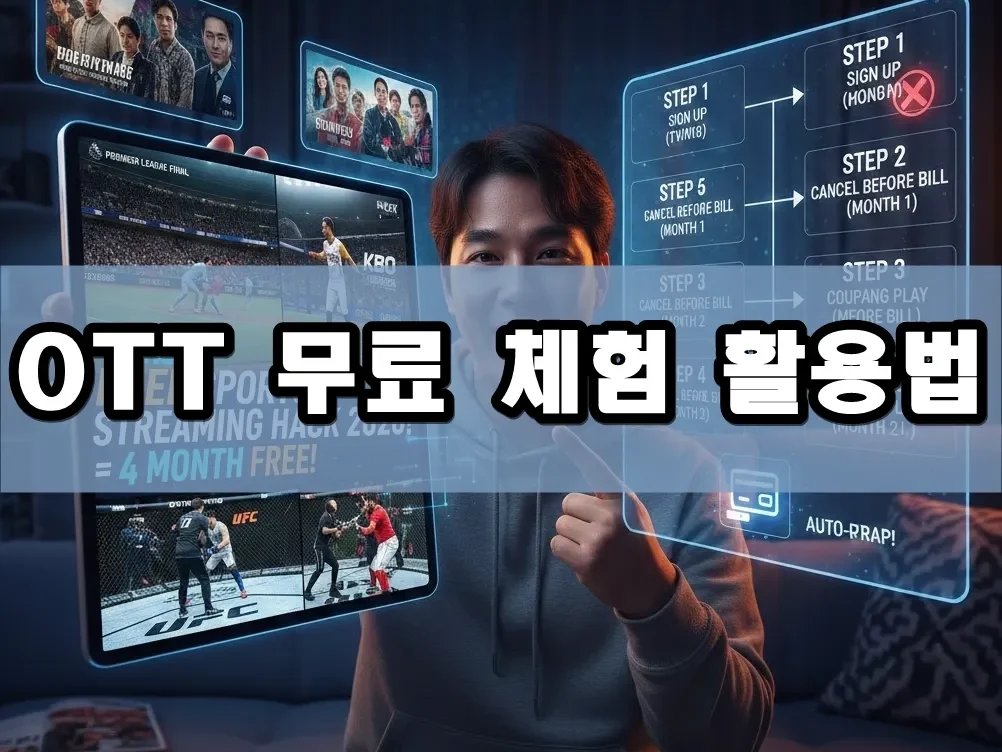OTT 무료 체험 활용법