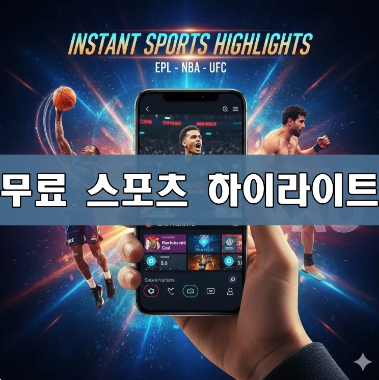 무료 스포츠 하이라이트 표지