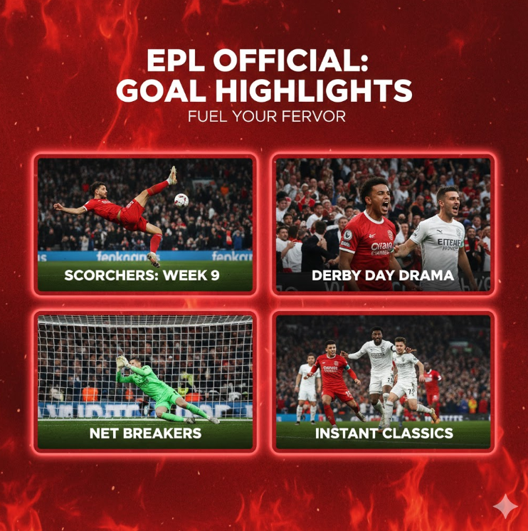 무제한 무료 접근성: 'UNRESTRICTED ACCESS'와 'FREE TO ENJOY'라는 문구를 명시하여, 누구나 제약 없이 고화질의 스포츠 요약 영상을 감상할 수 있다는 점을 직관적으로 전달합니다.